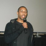 Rising Star Award-Winner, Omari Hardwick greets crowd at “I WILL FOLLOW” screening.