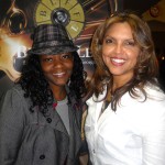 Michele Pierre from Clear Channel Radio and Lisa Thompson attend "I Will Follow" screening.