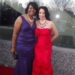 Maria Newby and guest