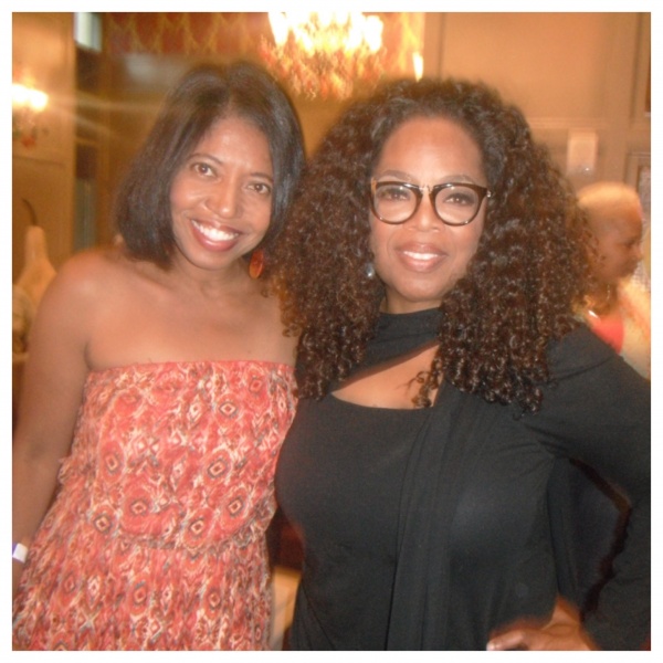 Sonya Jenkins with Oprah Winfrey, Executive Producer of Selma, at cast & crew party. 