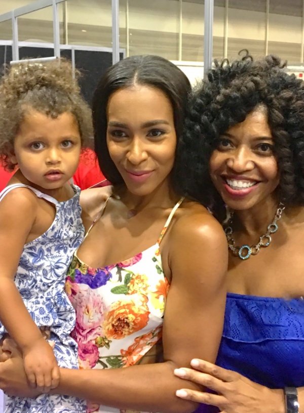 Sonya with Amina Buddafly and her daughter, Cori.