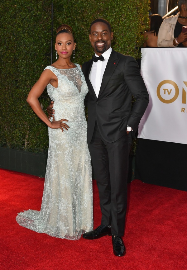 Ryan Michelle Bathe (L) and Sterling K. Brown